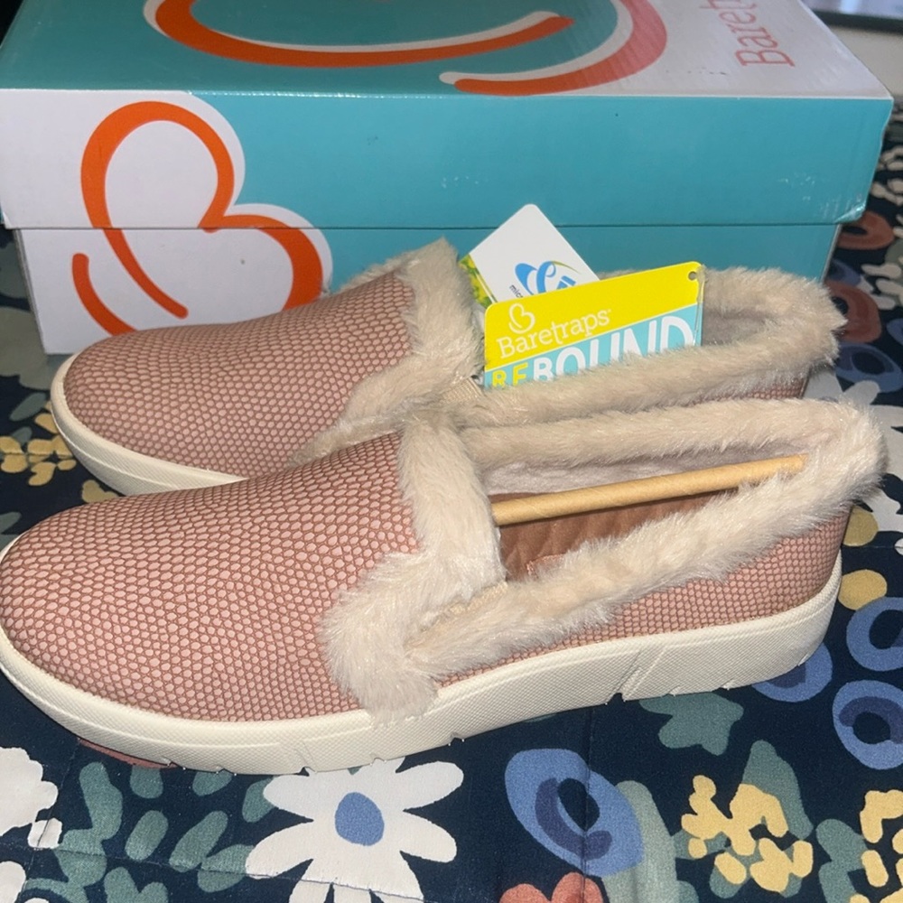 Baretrap slip on shoes